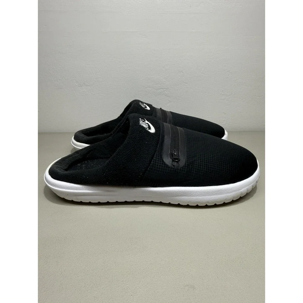 Nike Burrow Black White Slippers Mules DJ3130-001 Men's Sz 10 Joe Burrow